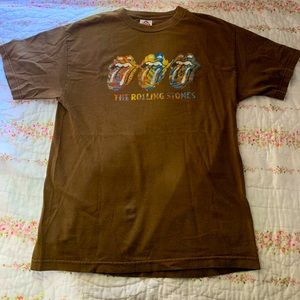 Vintage Y2K 2005 Rolling Stones 3 Mouth Emblem T-Shirt - Size Medium